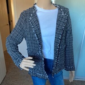 Black & White Tweed Jacket